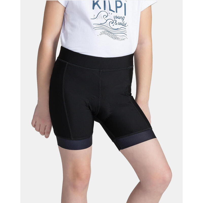 Culotte corto PRESSURE-J ciclismo niños Kilpi negro
