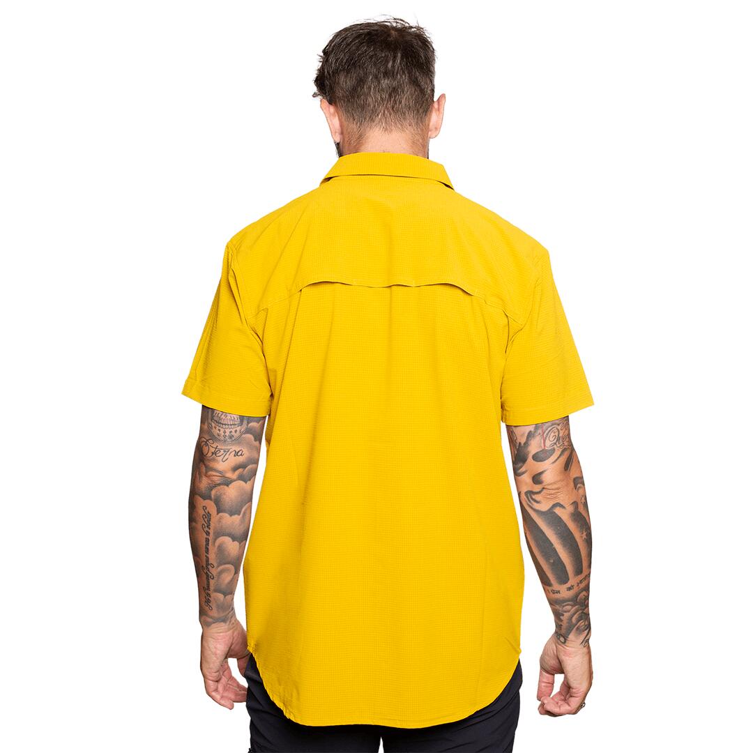 Camisa mangas cortas para Hombre Trangoworld Esera vn Naranja/Gris 4/6