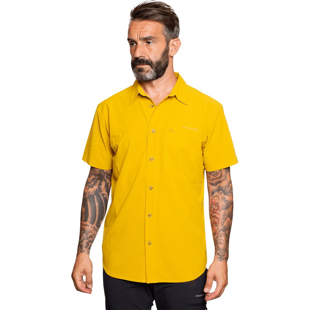Camisa mangas cortas para Hombre Trangoworld Esera vn Naranja/Gris 3/6