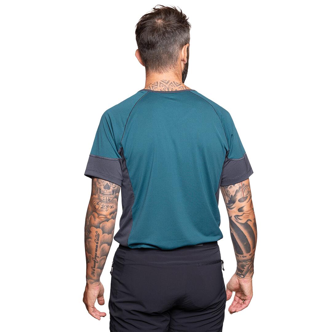 Camiseta para Hombre Trangoworld Rapi Azul/Gris 4/6