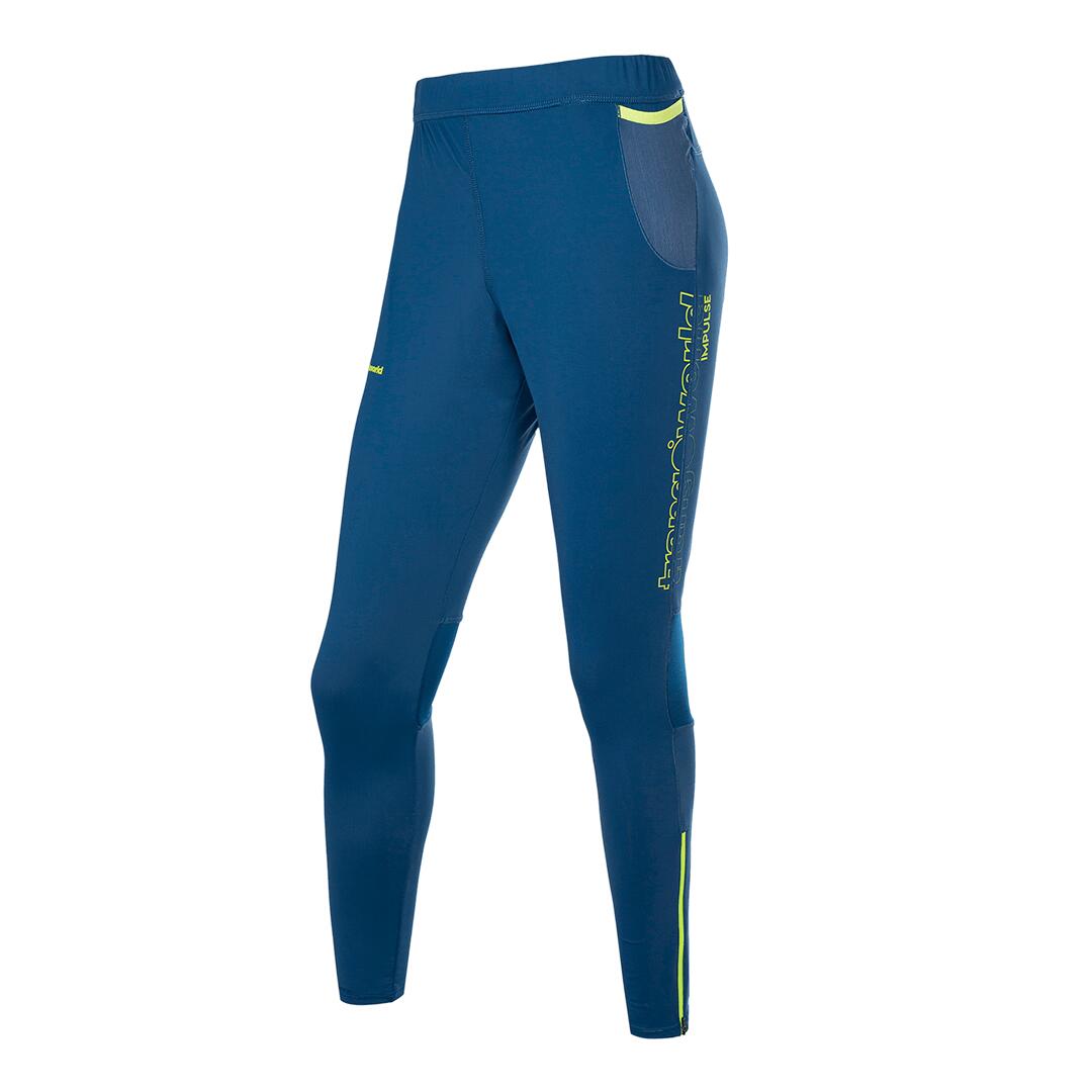 Mallas leggings larga para Hombre Trangoworld Anaga Azul/Verde protección UV+30 1/6