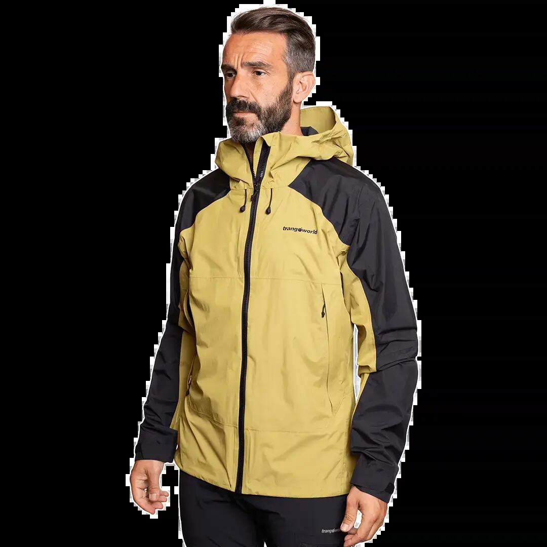 Chaqueta para Hombre Trangoworld Kilimanjaro Marrón/Gris/Negro Impermeable 3/7