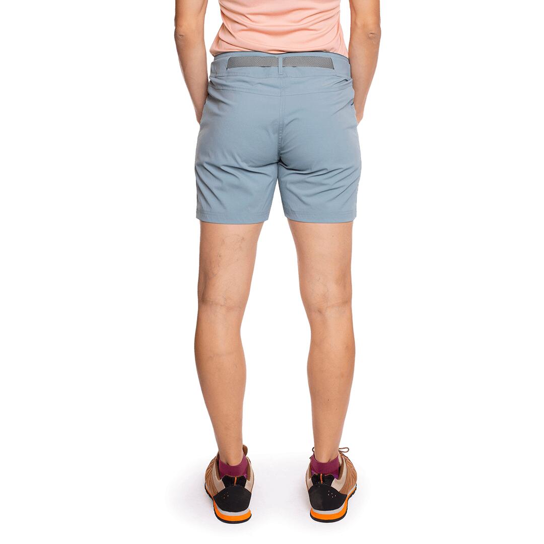 Pantalones cortos para Mujer Trangoworld Maladeta vn Gris/Azul protección UV+30 4/6
