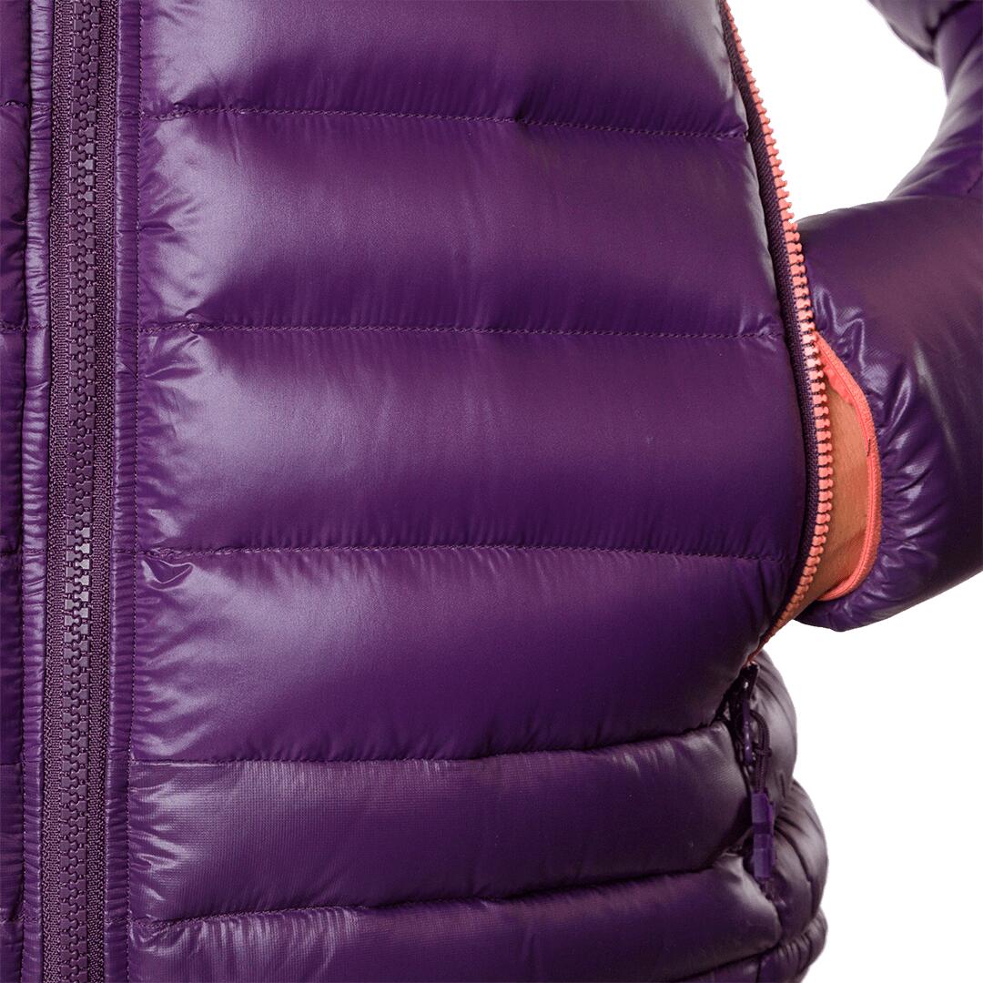 Chaqueta plumas para Mujer Trangoworld Trx2 800 wm pro Morado