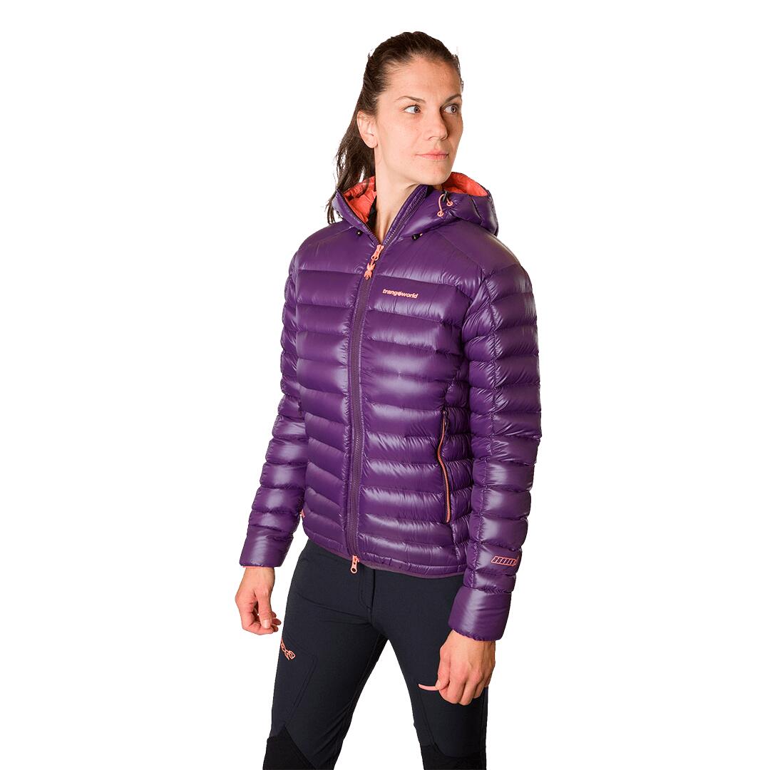 Plumífero para Mujer Trangoworld Trx2 800 wm pro Morado/Negro 180g 800cuin 4/7