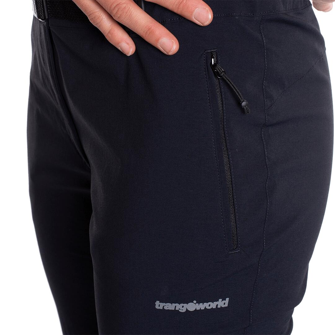 Pantalón pirata para Mujer Trangoworld Youre th Negro 5/6