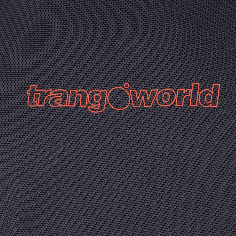 Camiseta de manga corta para Hombre Trangoworld Rapi Gris/Naranja