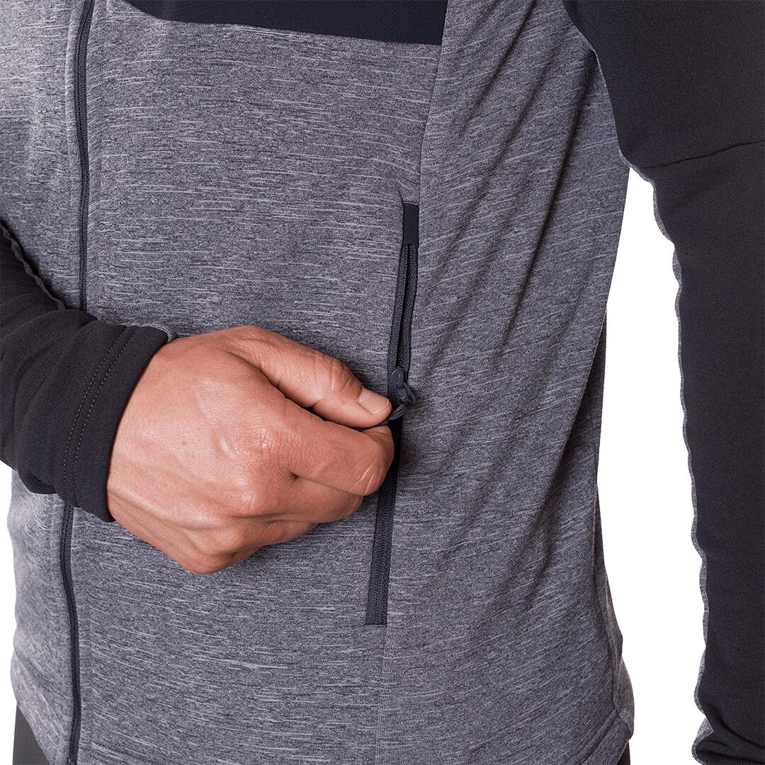 Forro polar para Hombre Trangoworld Brighton Gris/Negro/Negro 4/7