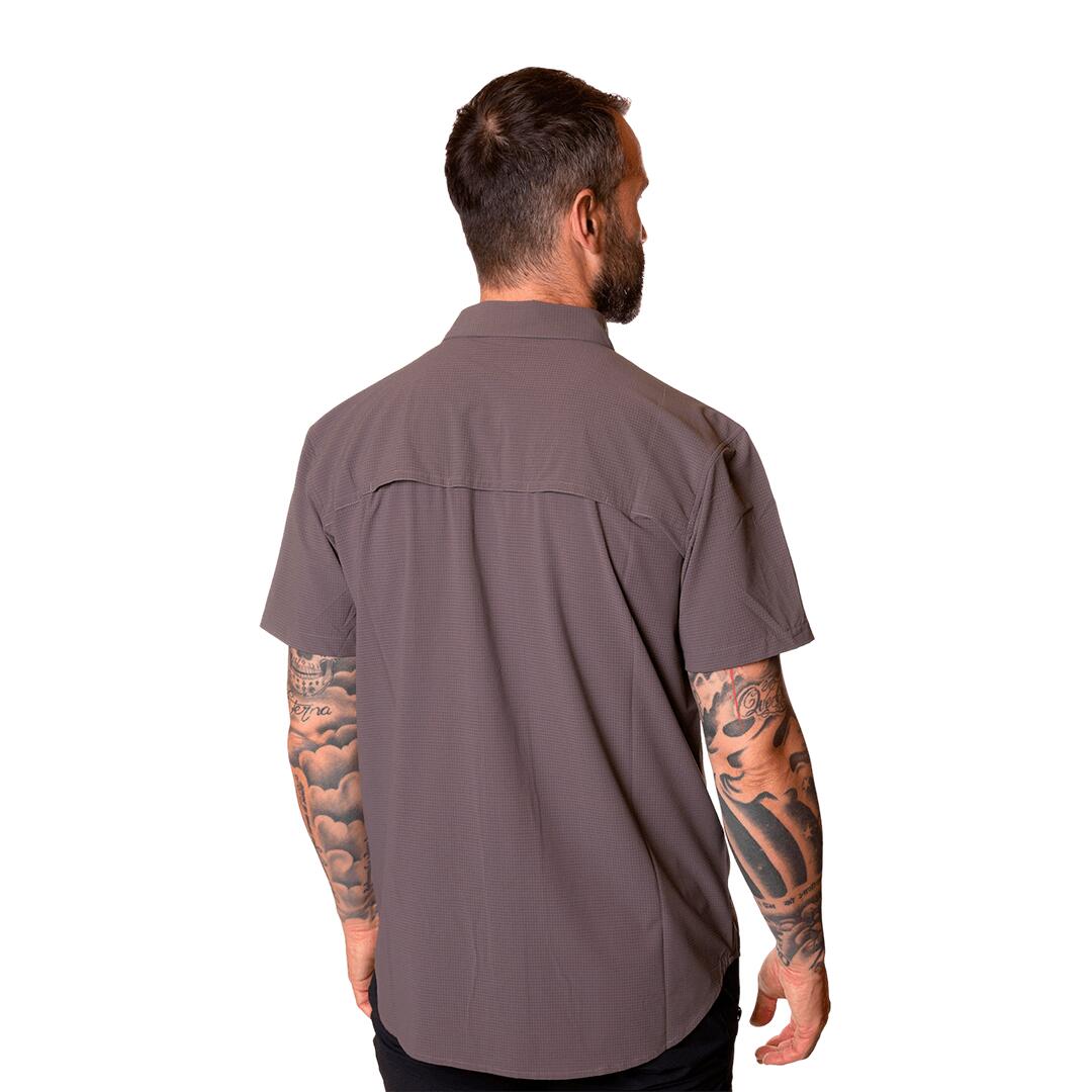 Camisa mangas cortas para Hombre Trangoworld Esera vn Gris/Gris 4/6