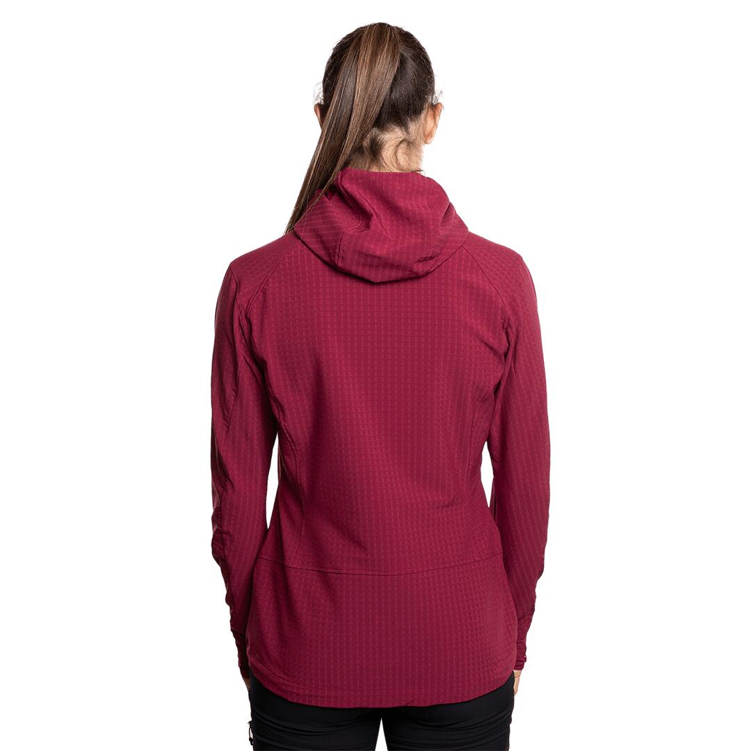 Softshell para Mujer Trangoworld Kyashar Rojo/Negro 4/7