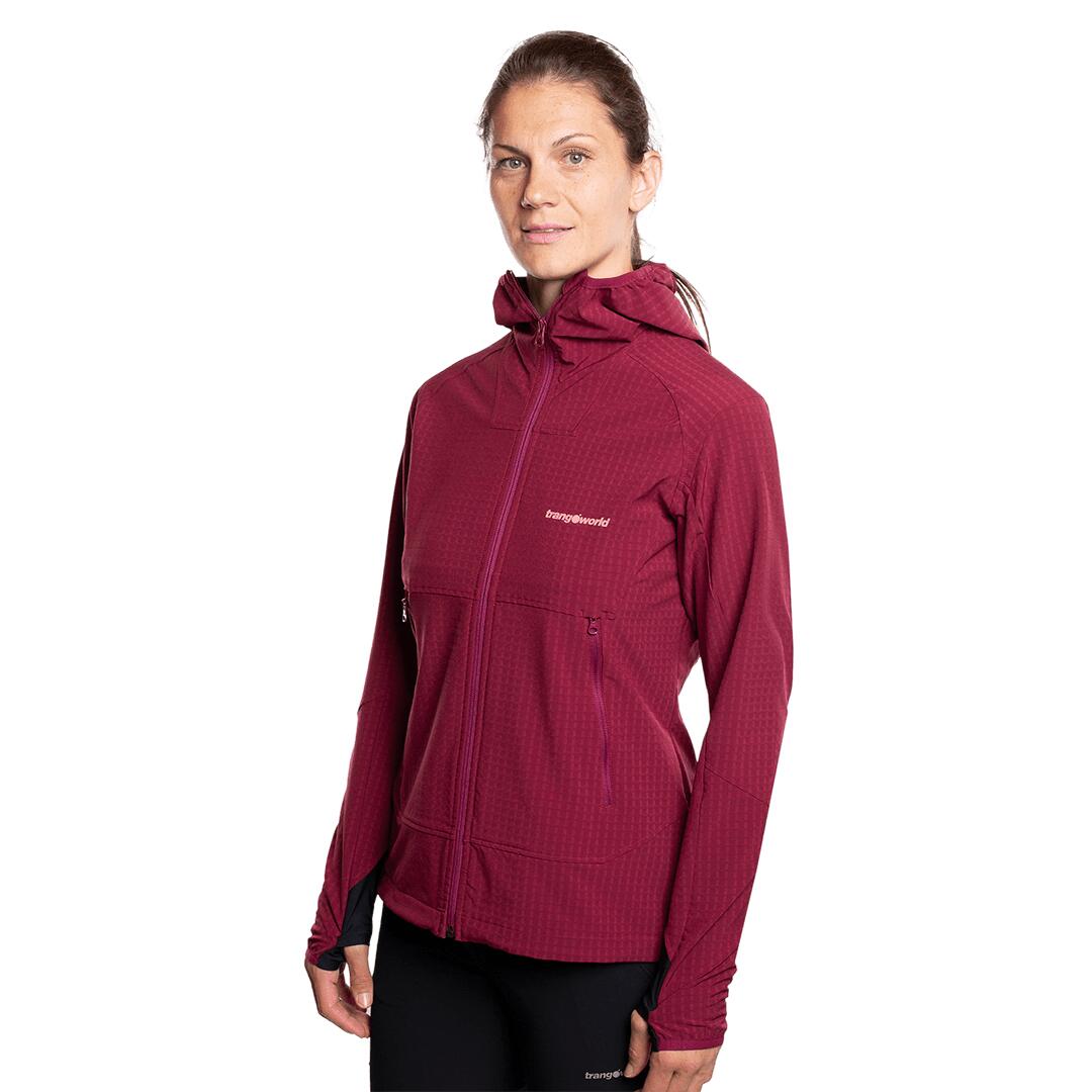 Softshell para Mujer Trangoworld Kyashar Rojo/Negro 3/7