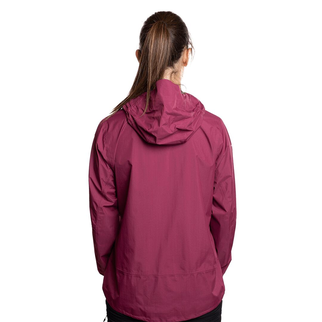Chaqueta para Mujer Trangoworld Kanchenjunga Rojo/Gris Impermeable Transpirable 4/7