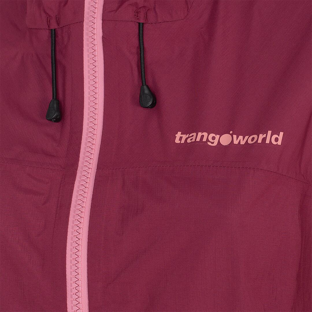 Chaqueta para Mujer Trangoworld Kanchenjunga Rojo/Gris Impermeable Transpirable 2/7
