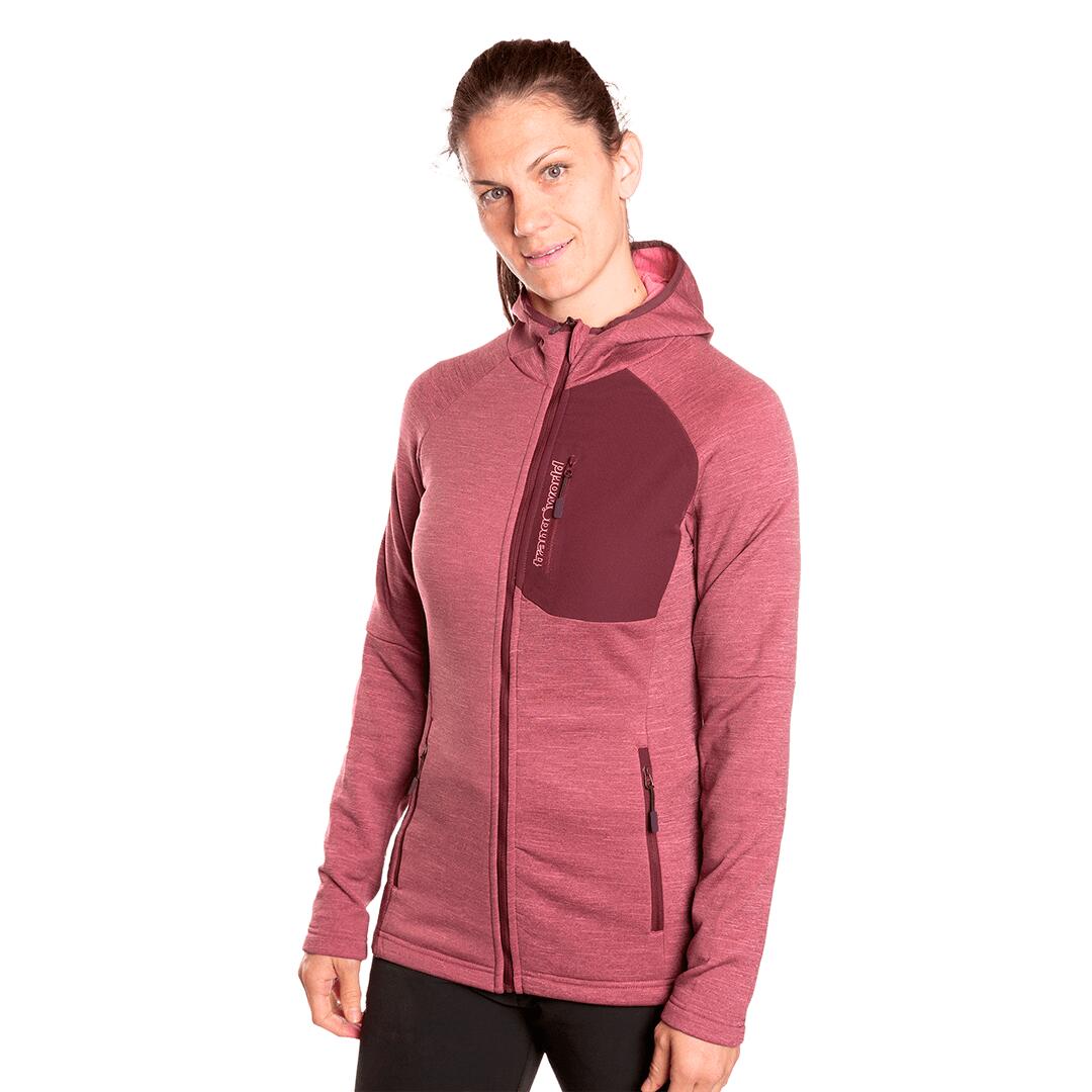 Forro polar para Mujer Trangoworld Wells Marrón/Marrón 3/7