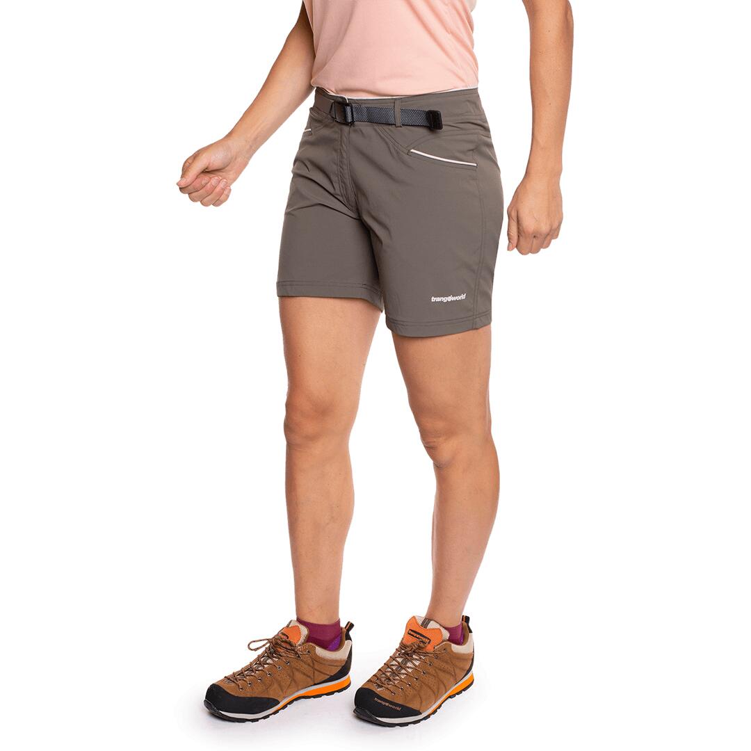 Pantalones cortos para Mujer Trangoworld Maladeta vn Marrón/Gris 3/6