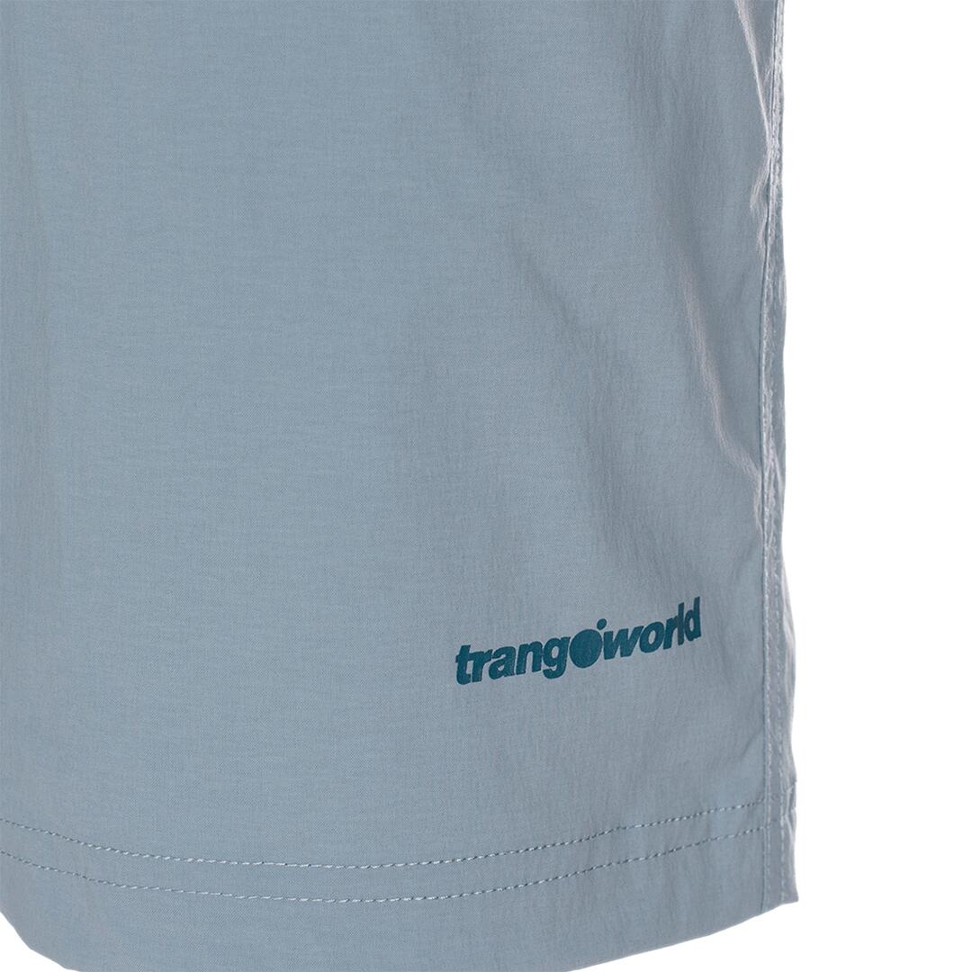 Pantalones cortos para Mujer Trangoworld Maladeta vn Gris/Azul protección UV+30 2/6