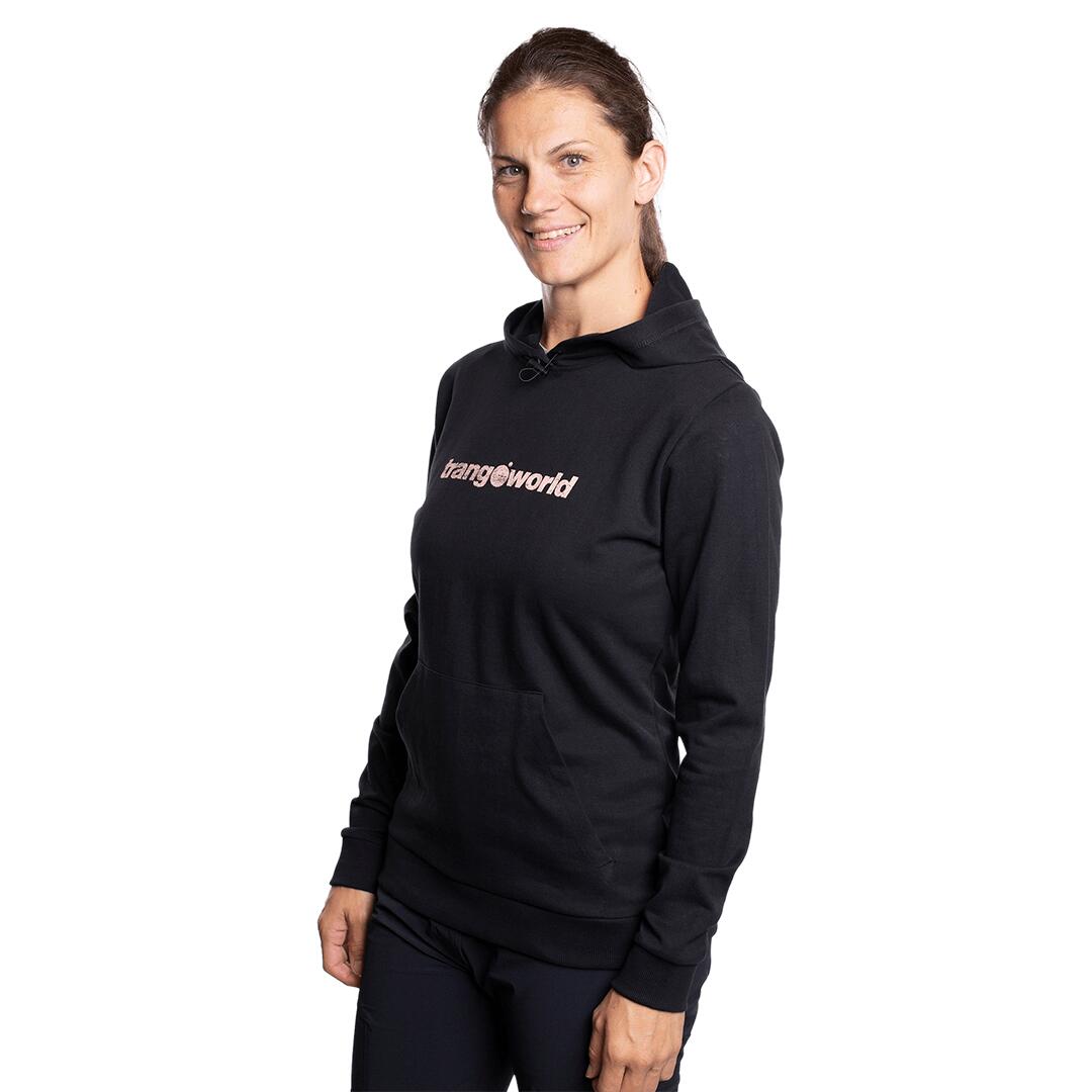 Sudadera para Mujer Trangoworld Sousa Negro 3/6