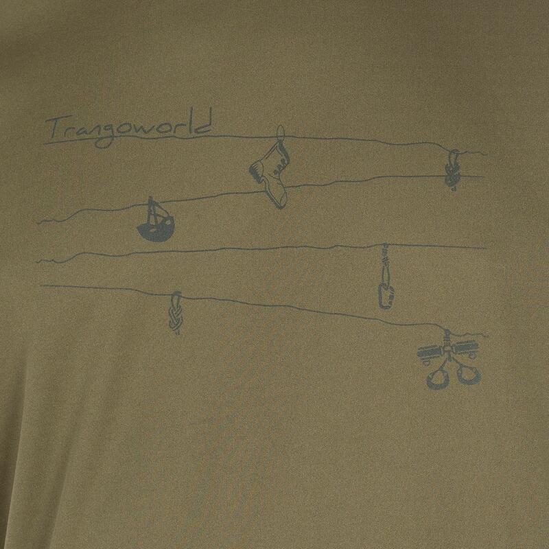 Camiseta de manga corta para Hombre Trangoworld Loiba Verde