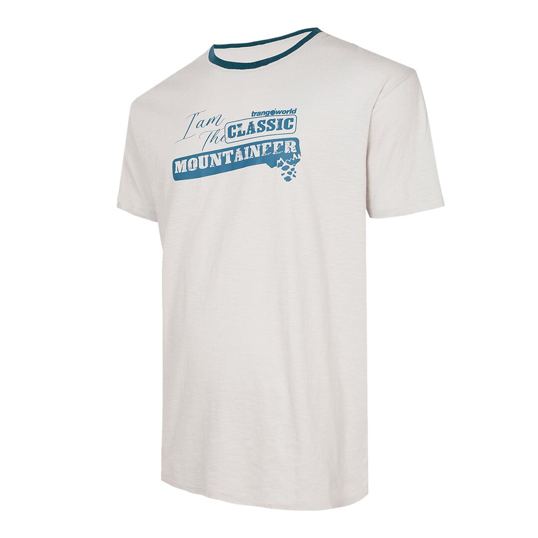 Camiseta de manga corta para Hombre Trangoworld Urrez Gris Azul