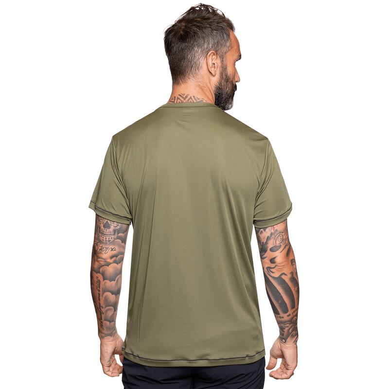 Camiseta de manga corta para Hombre Trangoworld Bojes Verde
