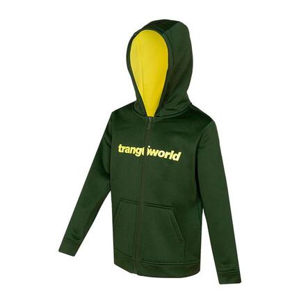 Sudadera con cremallera para niños Trangoworld Oby Azul/Verde