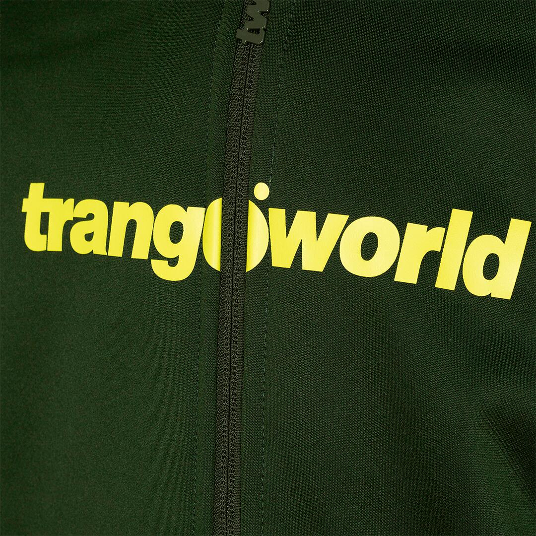 Sudadera con cremallera para niños Trangoworld Oby Verde/Verde 2/3