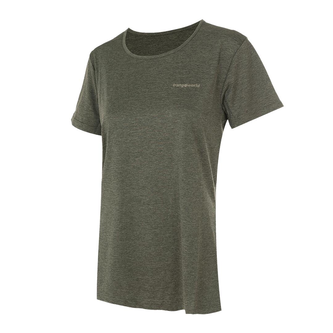 TRANGOWORLD Camiseta para Mujer Trangoworld Rjavina Verde protección UV+30