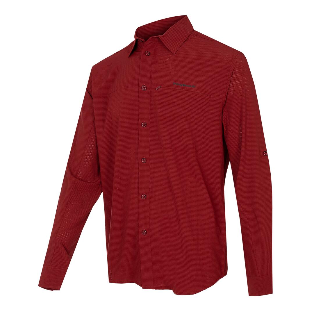 Camisa mangas largas para Hombre Trangoworld Vignemale vn Marrón/Gris 1/6