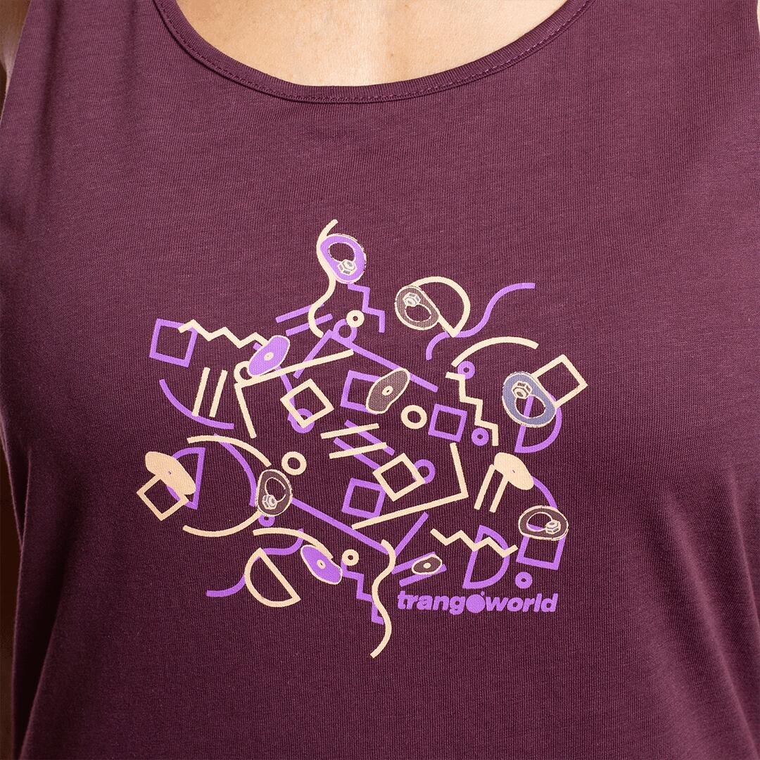 Camiseta para Mujer Trangoworld Mazin Gris 4/5