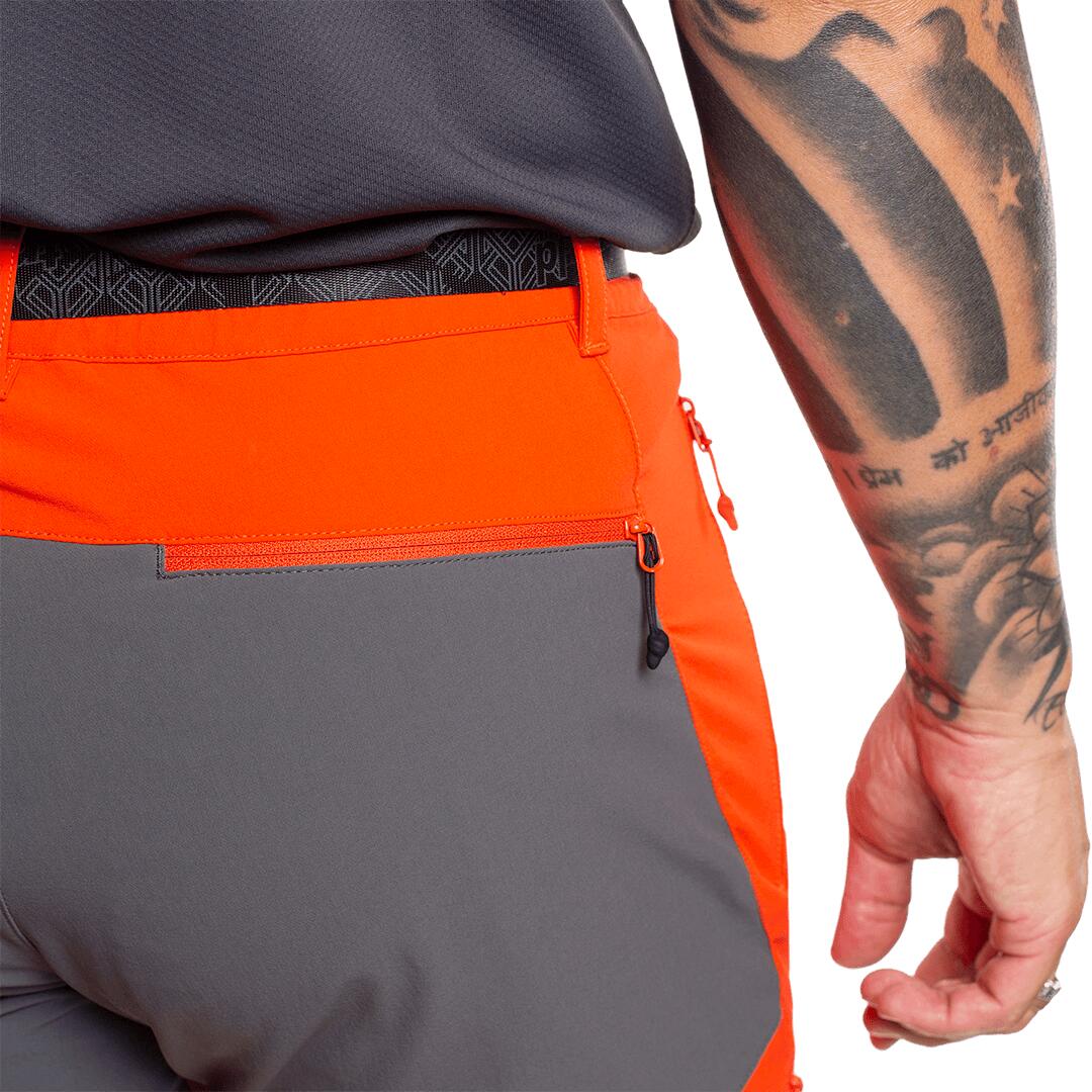 Pantalón para Hombre Trangoworld Kasu th Naranja/Gris/Gris 5/6