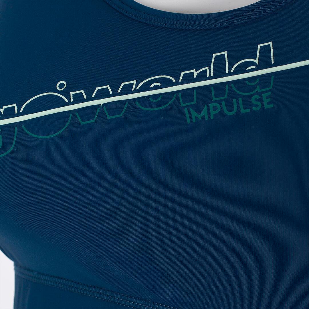 Camiseta sin mangas de Trail Running para Mujer Trangoworld Zahara Azul 2/5