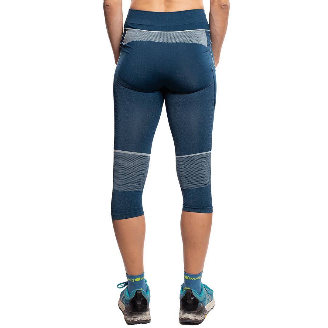 Pantalón pirata para Mujer Trangoworld Lavis Azul/Azul 4/6
