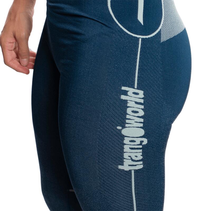 Pantalón pirata para Mujer Trangoworld Lavis Azul/Azul