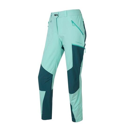 Pantalón para Mujer Trangoworld Malaren Azul/Azul/Verde