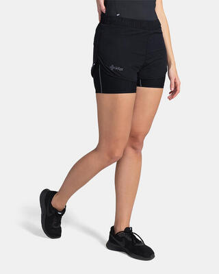 Pantaloncini running donna Bergen-W. Nero
