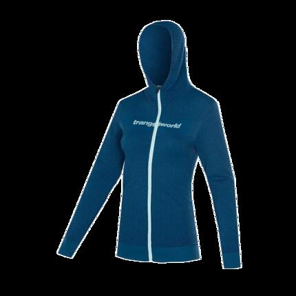Sudadera con cremallera de Trail Running para Mujer Trangoworld Myre Azul/Azul