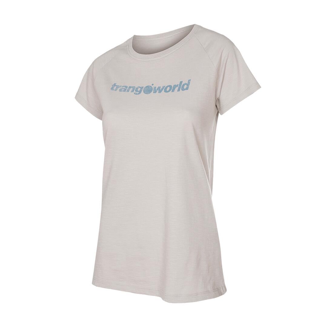 TRANGOWORLD Camiseta de manga corta para Mujer Trangoworld Azagra th Gris