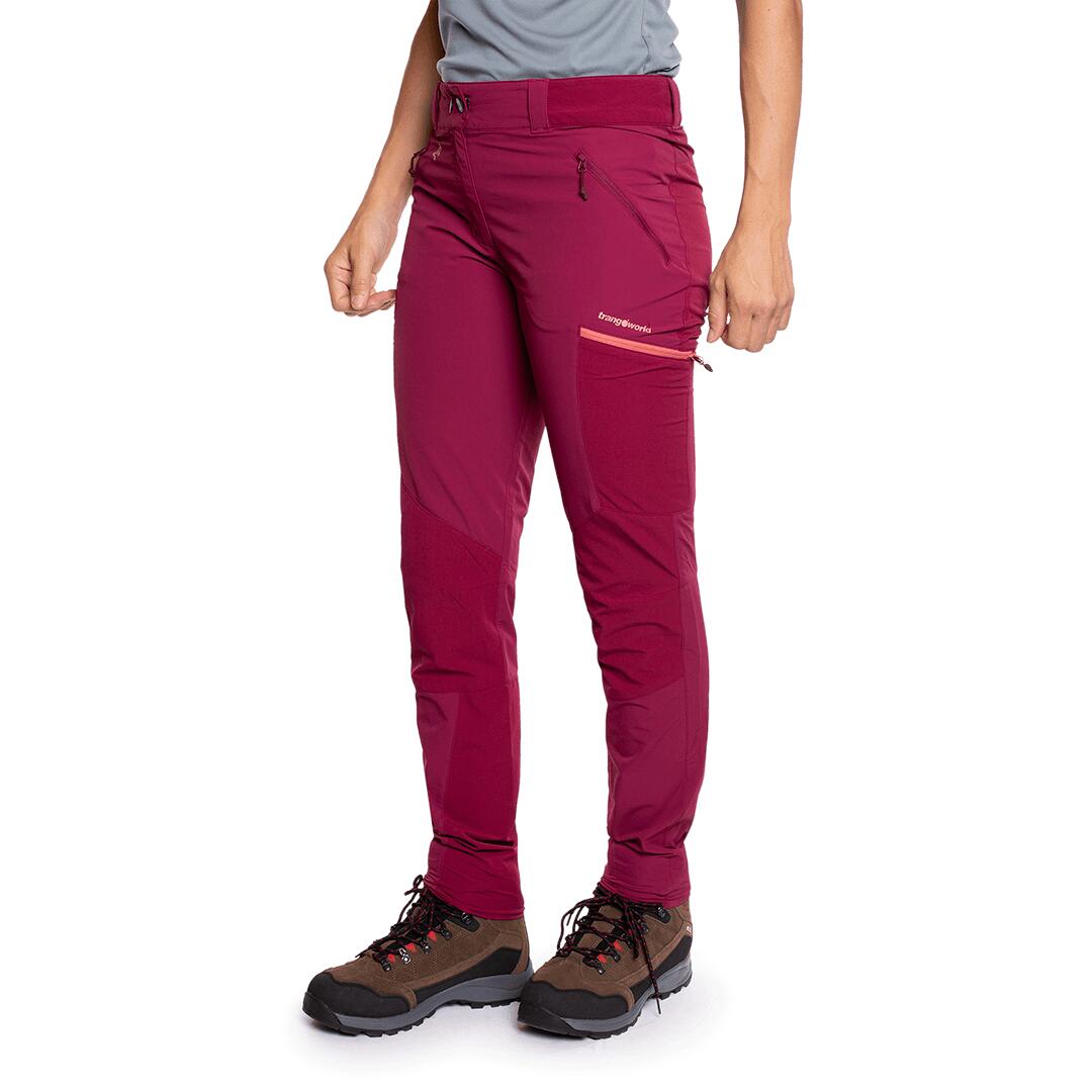 Pantalón para Mujer Trangoworld Malaren Rojo/Rojo/Morado 3/6