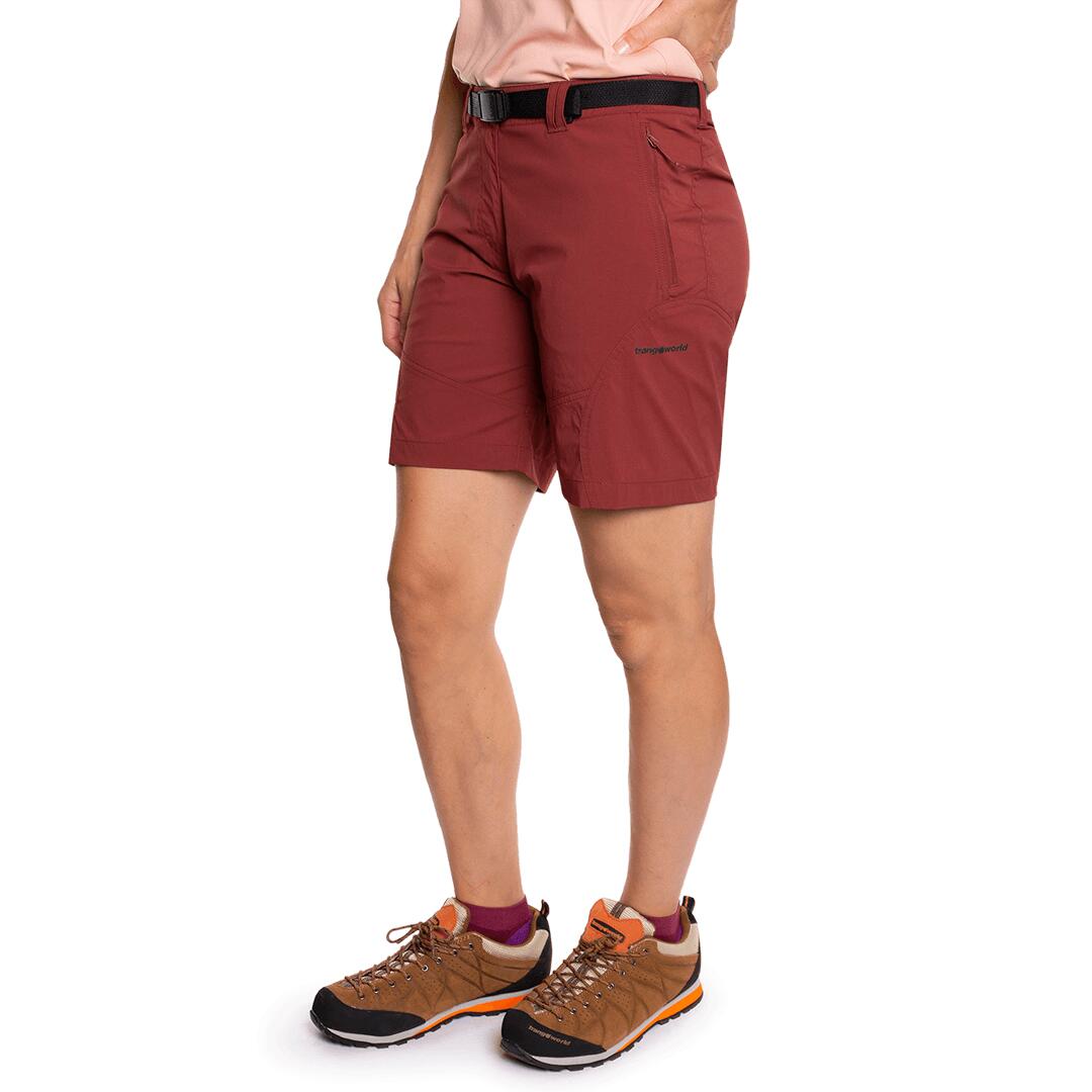 Pantalones cortos para Mujer Trangoworld Assy th Marrón protección UV+30 3/6