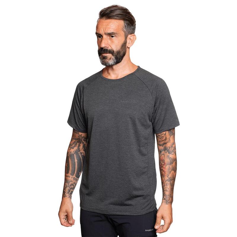 Camiseta de manga corta para Hombre Trangoworld Bibane Gris