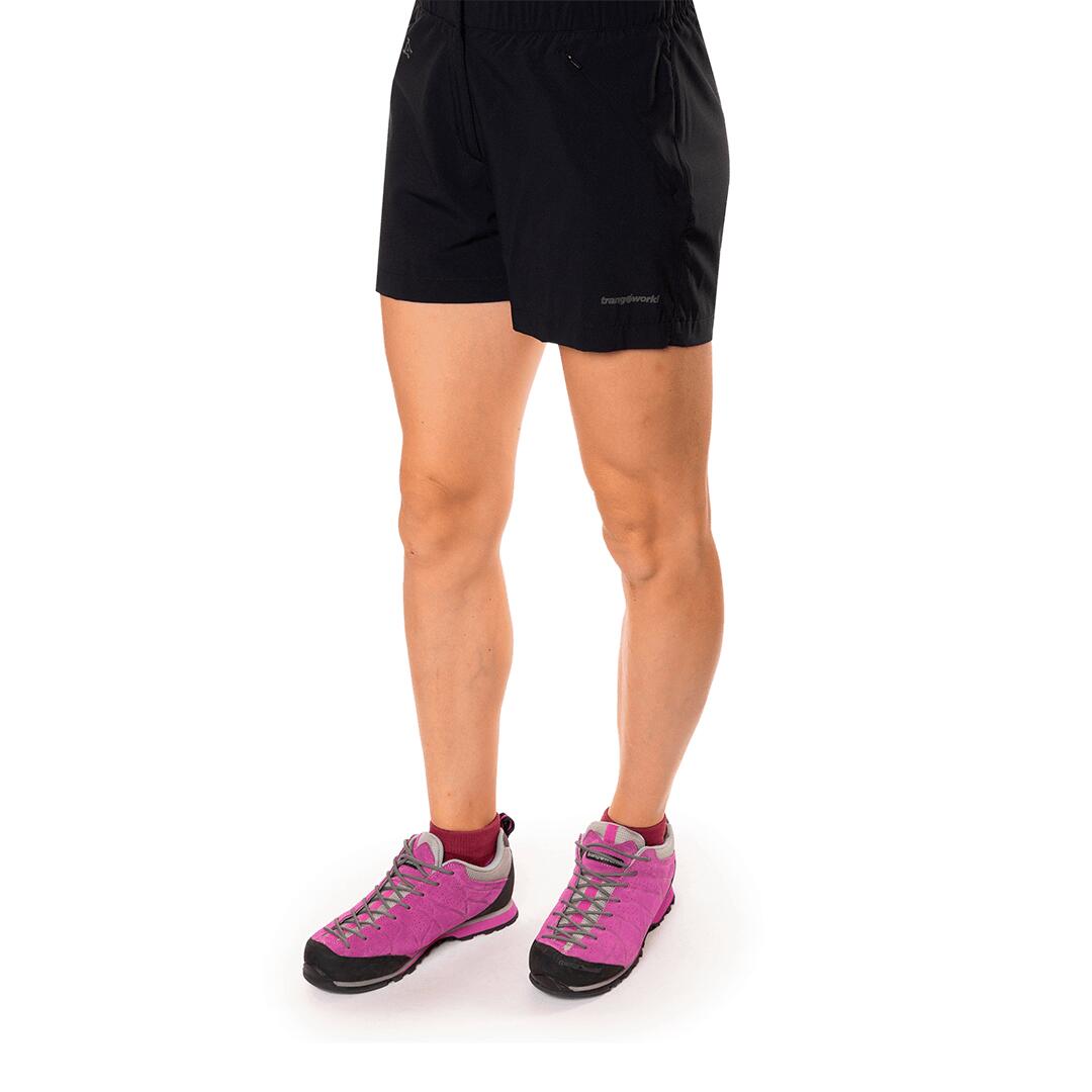 Pantalones cortos para Mujer Trangoworld Ghati Negro 3/6