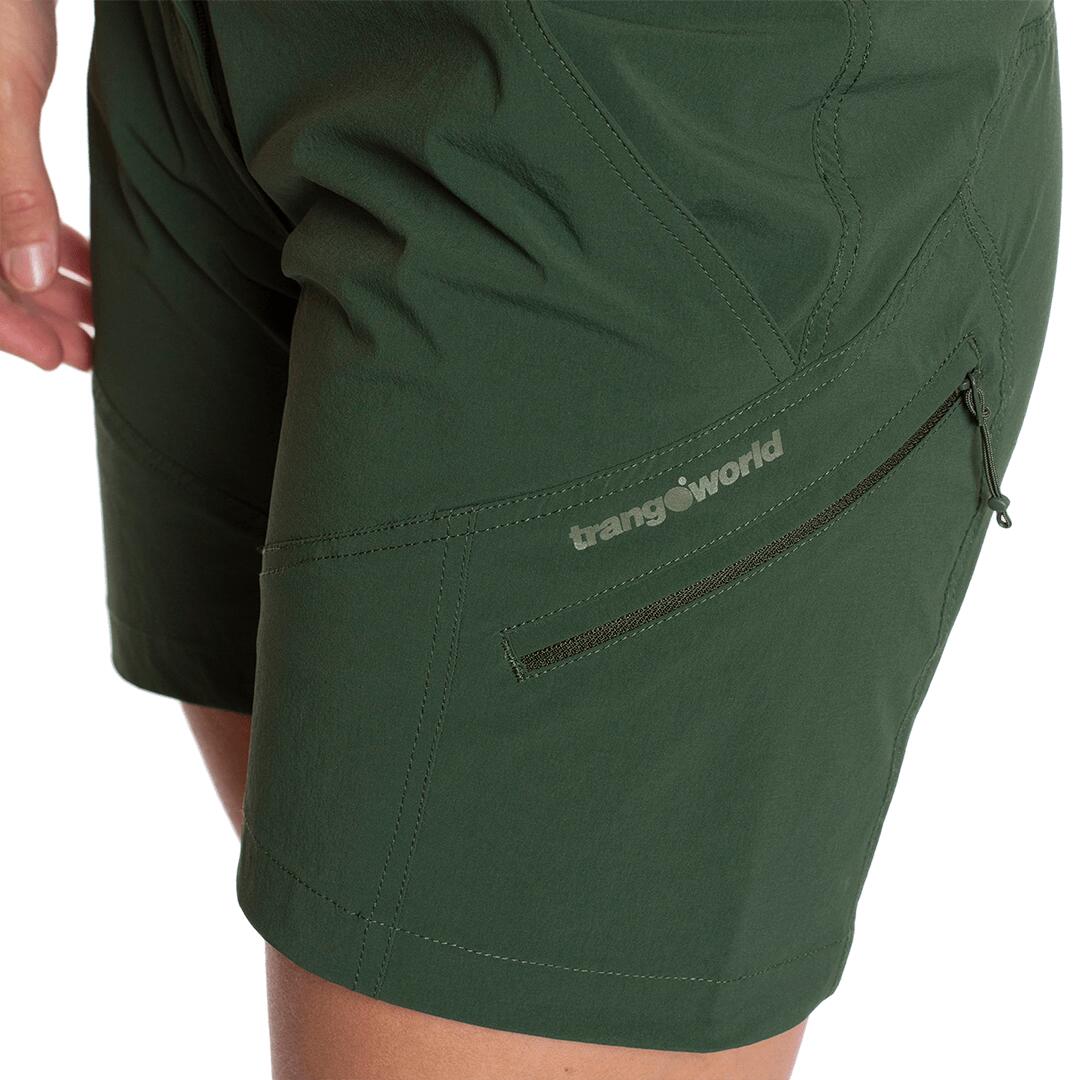 Pantalones cortos para Mujer Trangoworld Yittu vn Verde 5/6