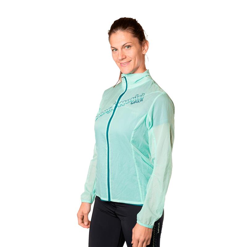 Chaqueta cortavientos para Mujer Trangoworld Patras Azul