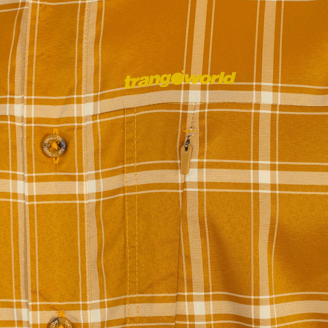 Camisa mangas cortas para Hombre Trangoworld Pomball Naranja/Gris 2/6