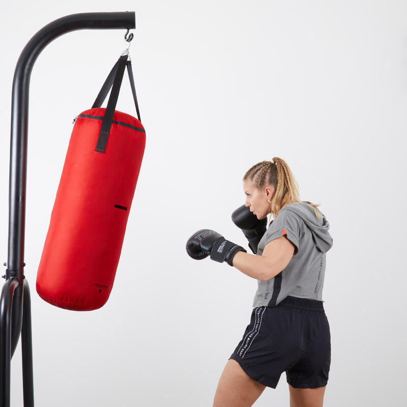 Recondicionado - SACO DE BOXE PUNHOS 14 KG VERMELHO - Muito bom