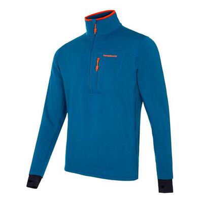 Jersey para Hombre Trangoworld Trx2 stretch pro Naranja/Azul/Negro