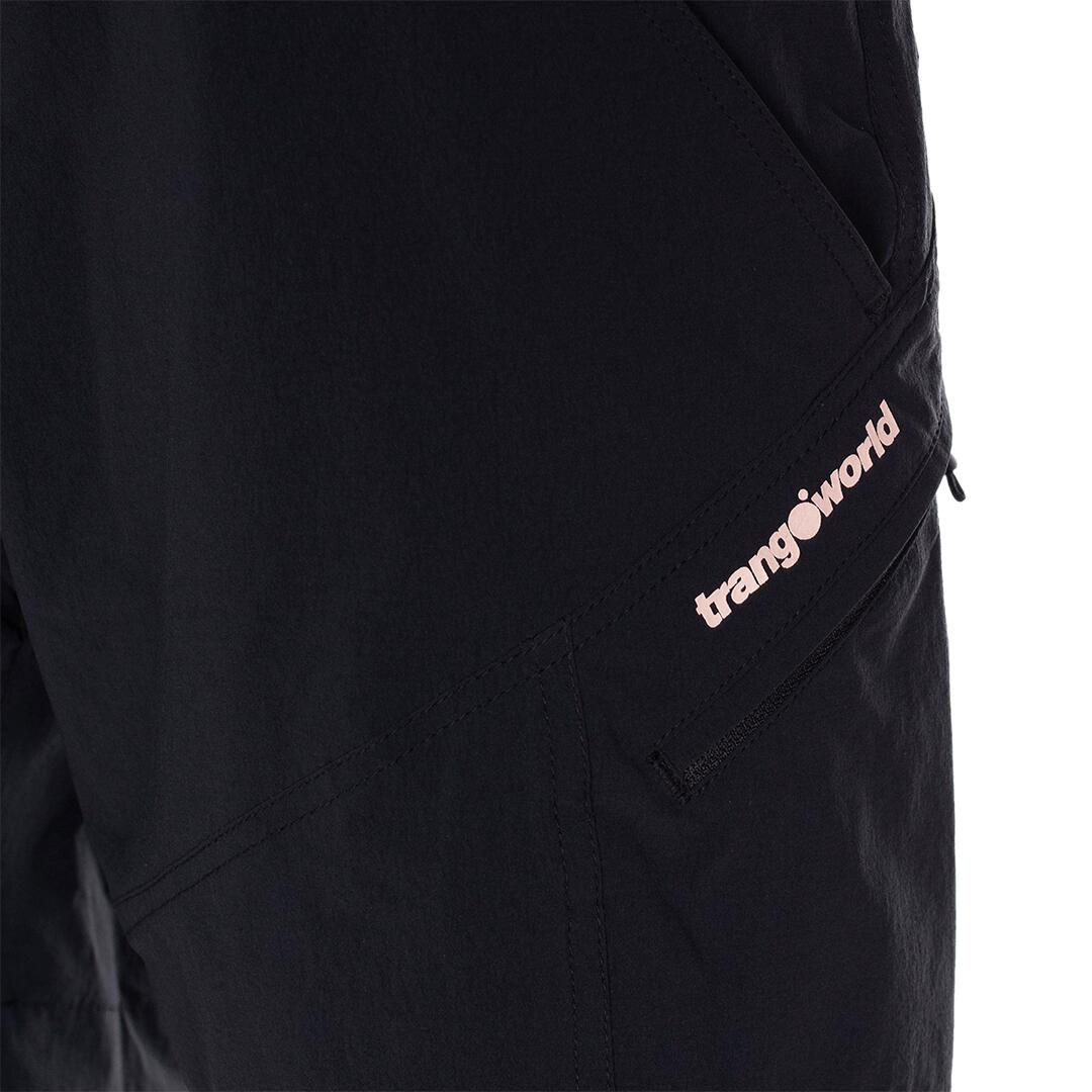 Pantalones cortos para Mujer Trangoworld Yittu vn Negro 2/6