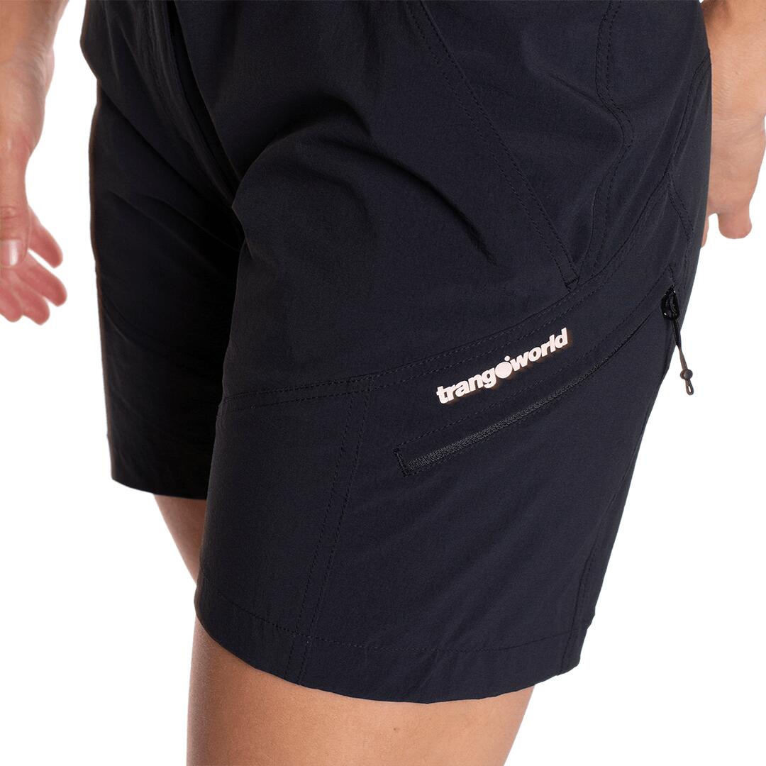Pantalones cortos para Mujer Trangoworld Yittu vn Negro 5/6