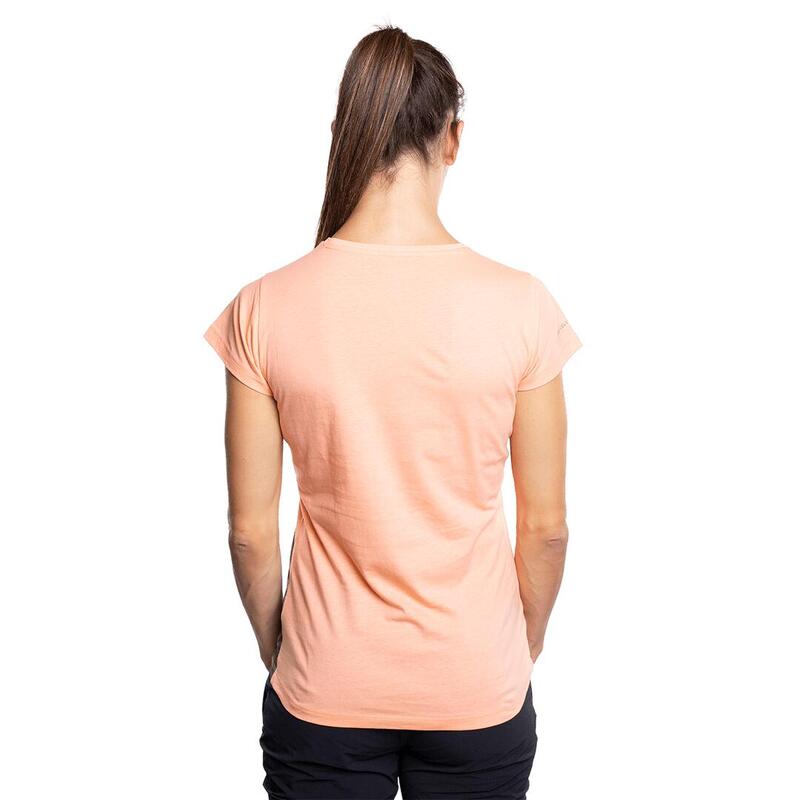 Camiseta de manga corta para Mujer Trangoworld Agua wm Rosa