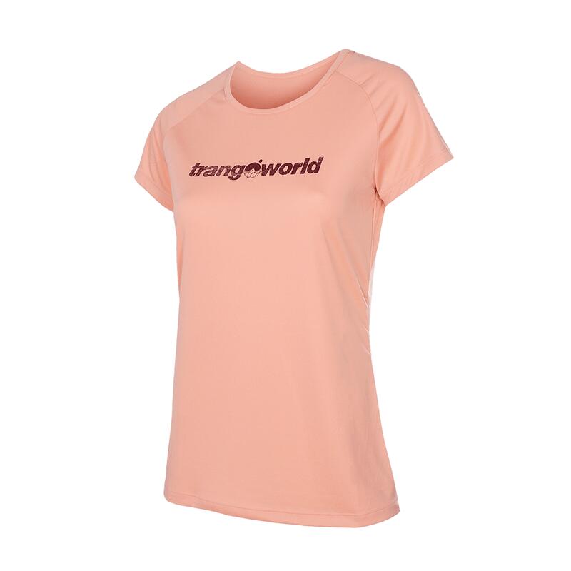 Camiseta de manga corta para Mujer Trangoworld Chovas th Rosa